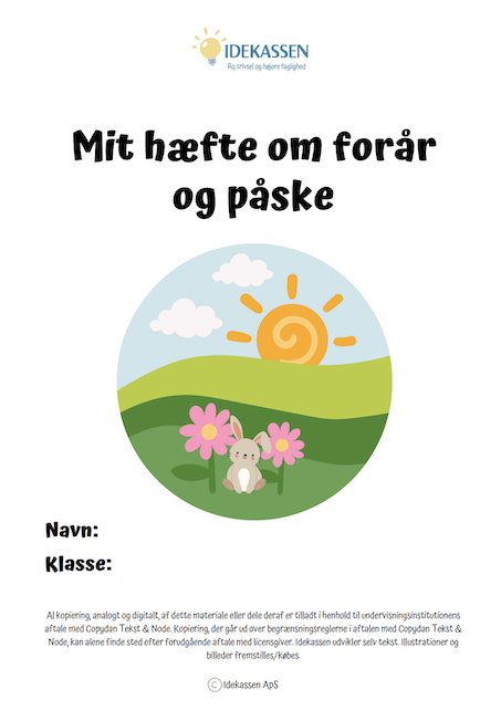 Mit hæfte om forår og påske - Mellemtrin -Opgavekassen