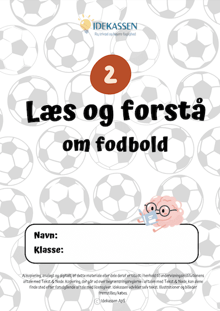 Læs og Forstå om Fodbold 2 - Opgavekassen