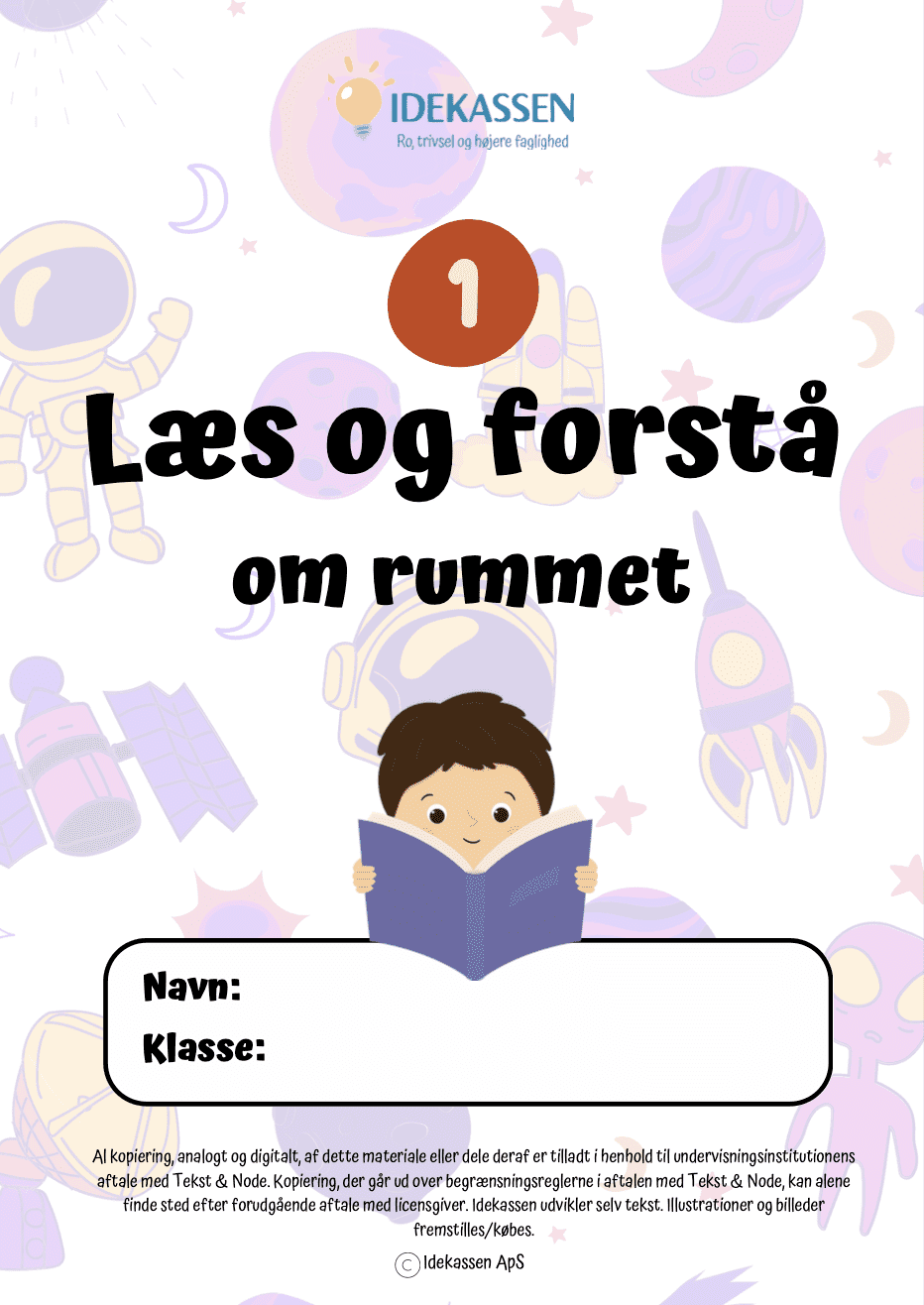 Læs & Forstå om Rummet - Opgavekassen