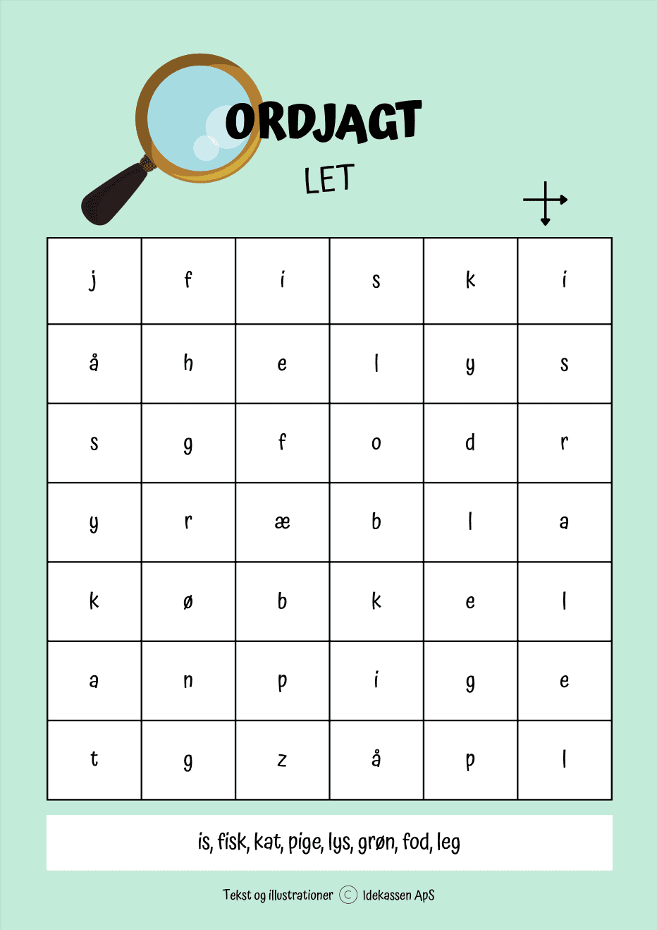 Ordjagt 1 - Opgavekassen