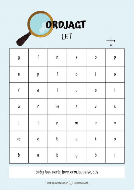 Ordjagt 3 - Opgavekassen