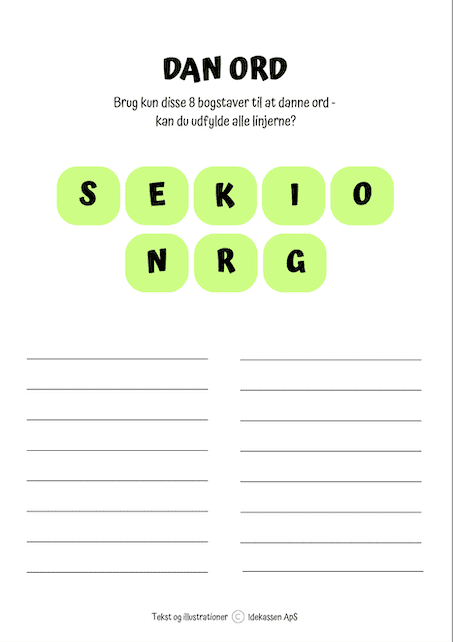 DAn ord 4 - Opgavekassen