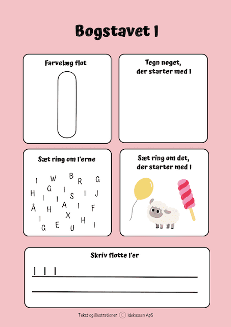 I - Bogstaver på Idekassen