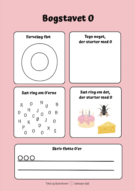 O - Bogstaver på Idekassen