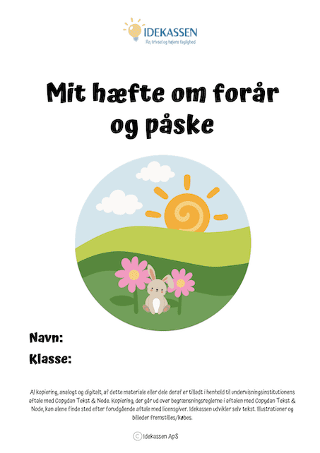 Mit hæfte om forår og påske - Opgavekassen - Idekassen