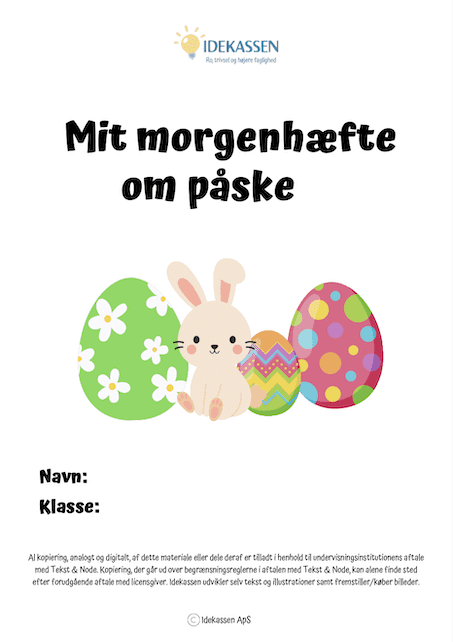 Mit morgenhæfte om påske - Opgavekassen - Idekassen