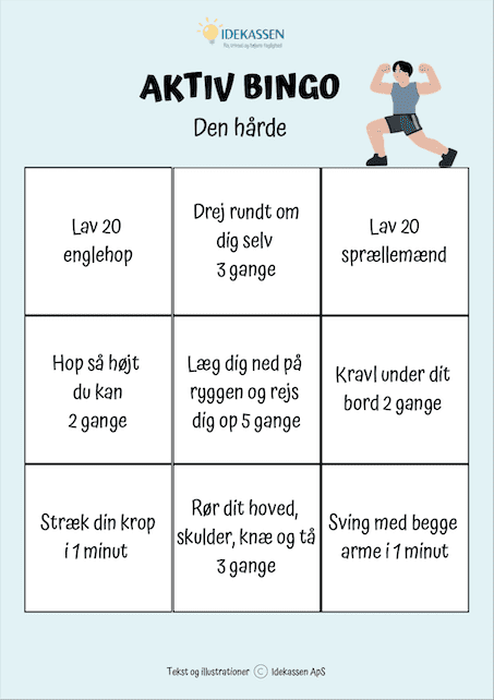 Aktiv Bingo - Den hårde - Idekassen