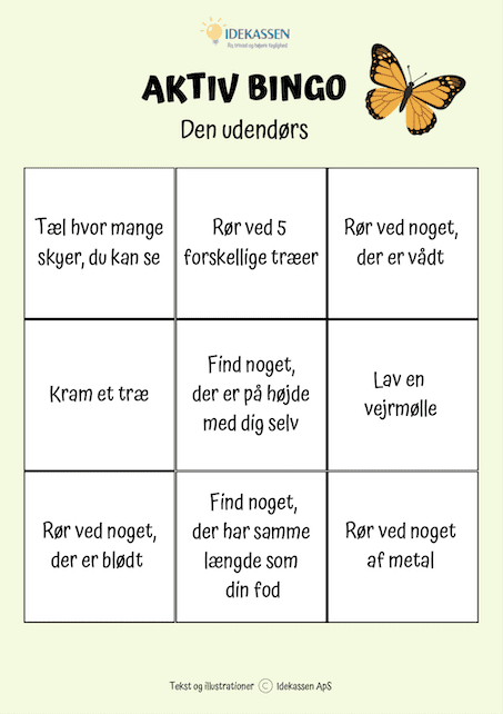 Aktiv Bingo - den udendørs - Idekassen
