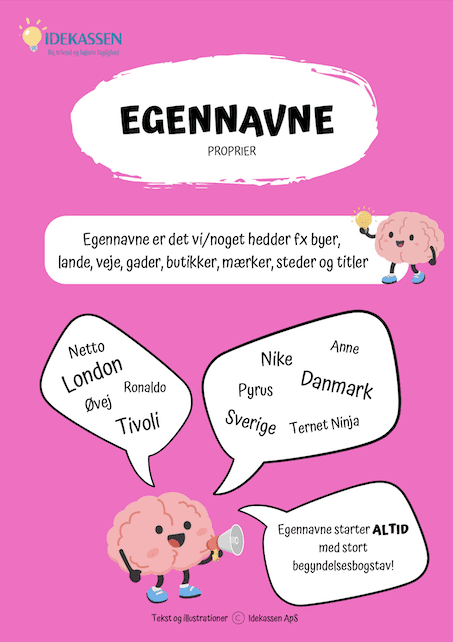 Egennavne - Idekassen