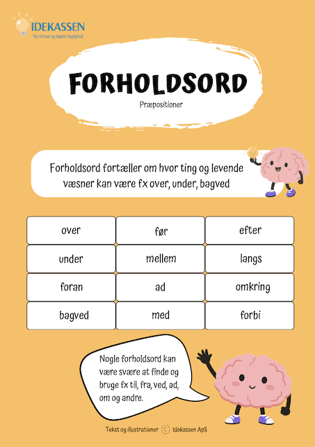 Forholdsord - Idekassen