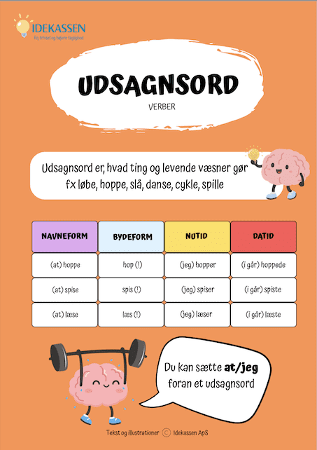 Udsagnsord - Idekassen