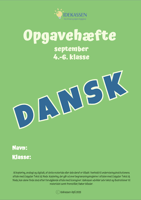 Opgavehæfte September - Idekassen