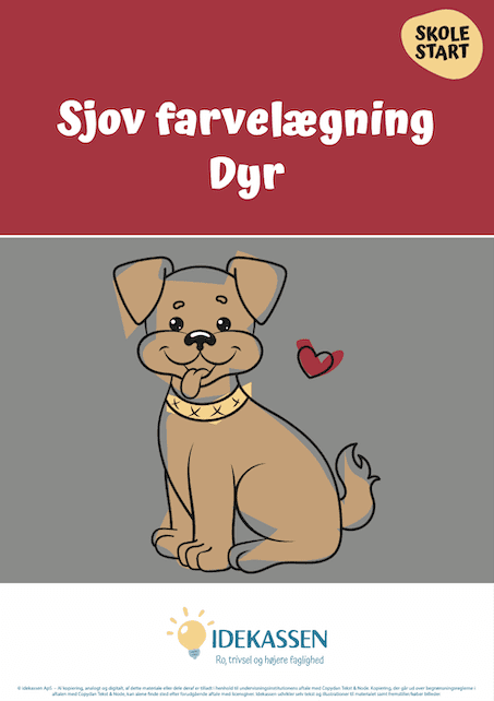 Sjov farvelægning dyr - Idekassen